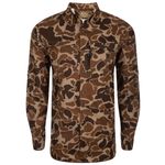 Drake Waterfowl Long-Sleeved Flyweight Camo Hunting Shirt - Men's Old School