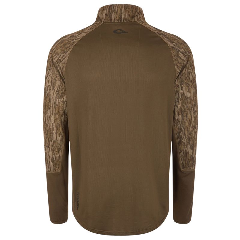 Drake EST Offset 1.0 Half Zip Hunting Jacket - Men's Bottomland