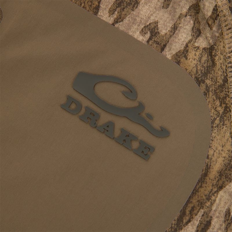Drake EST Offset 1.0 Half Zip Hunting Jacket - Men's Bottomland