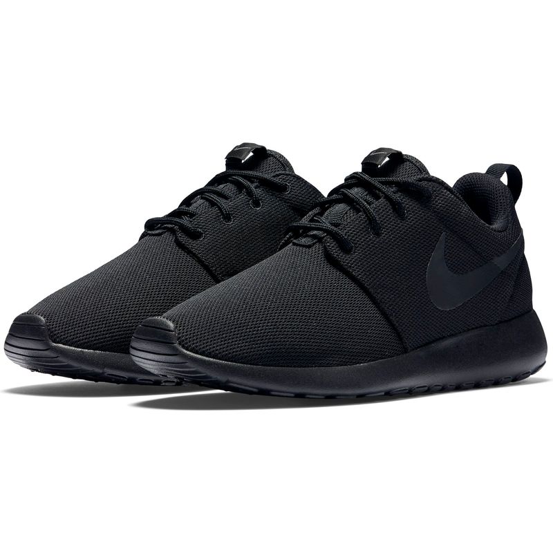 nike roshe 1 all black