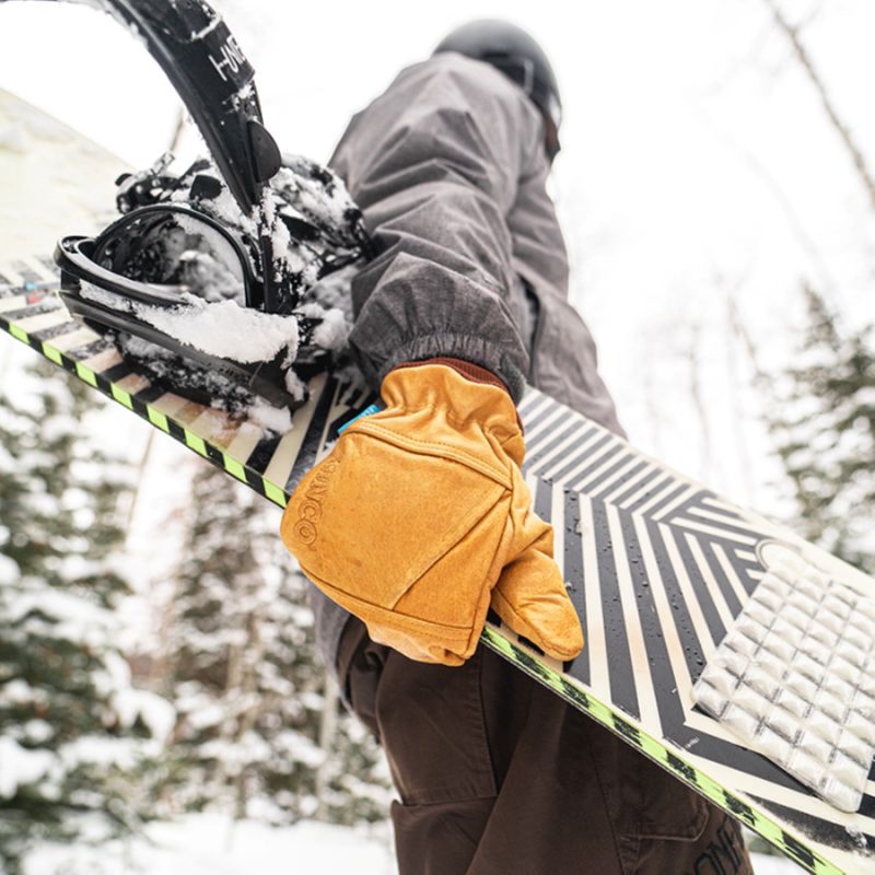 Kinco Hydroflector Lined Buffalo Mitten Golden