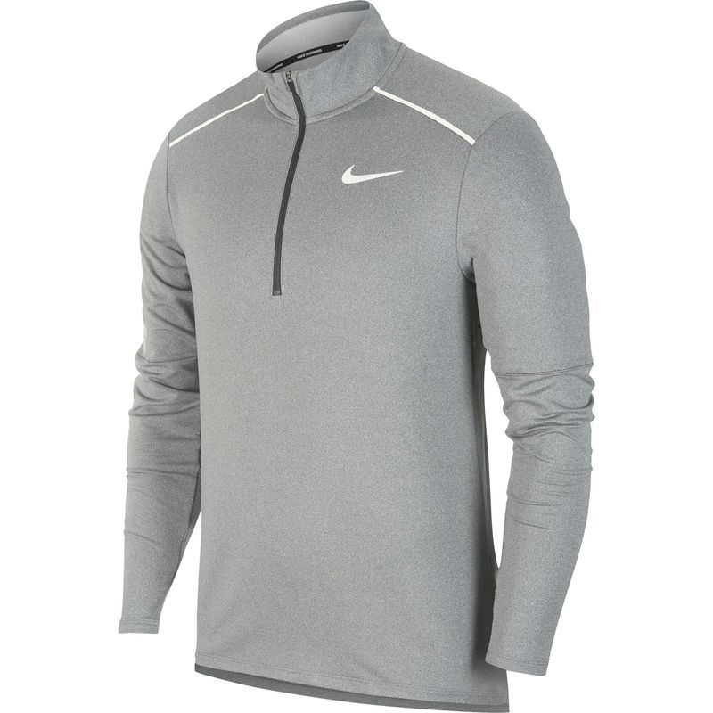 nike zip running top