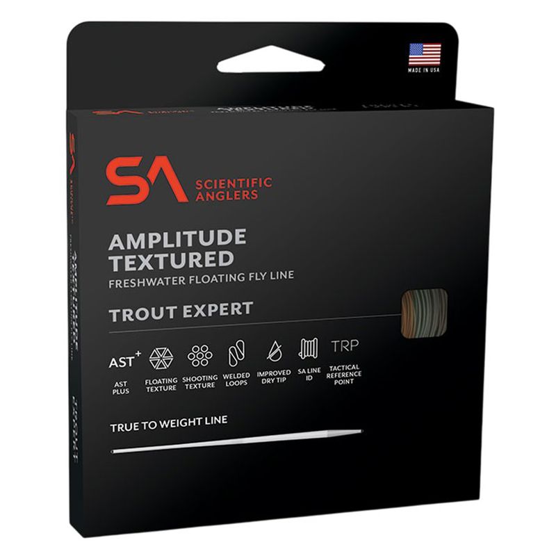 Scientific Anglers Amplitude Textured Trout Expert Fly Line Leather / Sage Green / Buckskin