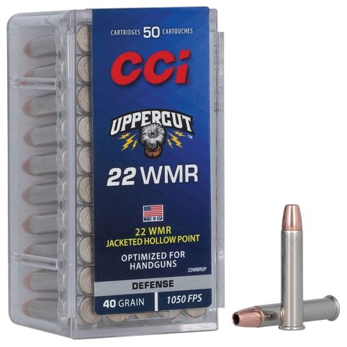 CCI Uppercut 22 WMR 40 Grain JHP Ammo 50 Rounds