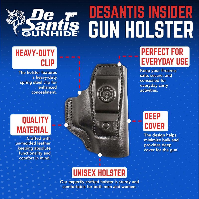 DeSantis The Insider Holster Black