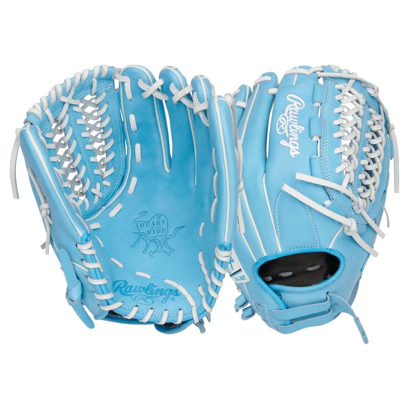 Rawlings Heart of The Hide 12.5" Fastpitch Softball Glove Columbia Blue