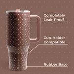 HydroJug Traveler 40 oz Stainless Tumbler Dottie