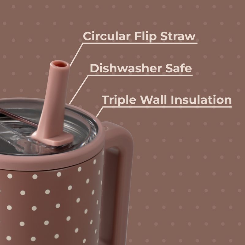 HydroJug Traveler 40 oz Stainless Tumbler Dottie