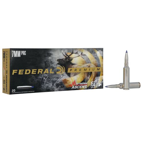 Federal Premium 7 mm PRC 155 Grain Terminal Ascent Ammo 20 Rounds