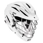 STX Aero Lacrosse Helmet - Men's White / White / Silver / White