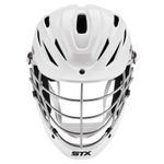 STX Aero Lacrosse Helmet - Men's White / White / Silver / White