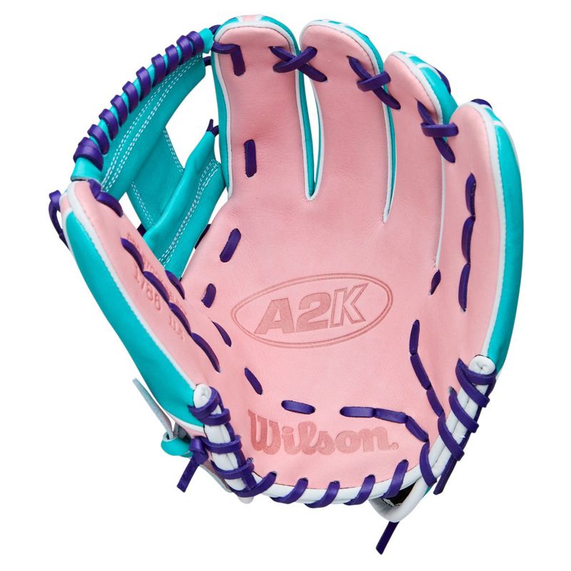 Wilson A2K 1786 Baseball Glove - 2025 Pink / Teal / Purple