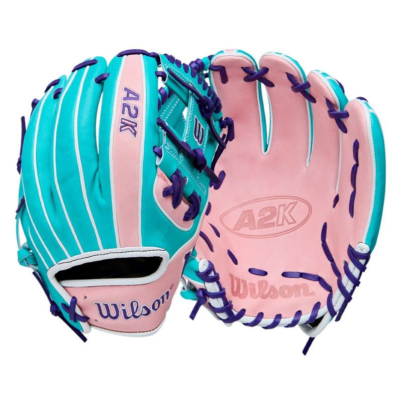 Wilson A2K 1786 Baseball Glove - 2025 Pink / Teal / Purple