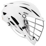 STX Aero Lacrosse Helmet - Men's White / White / Silver / White