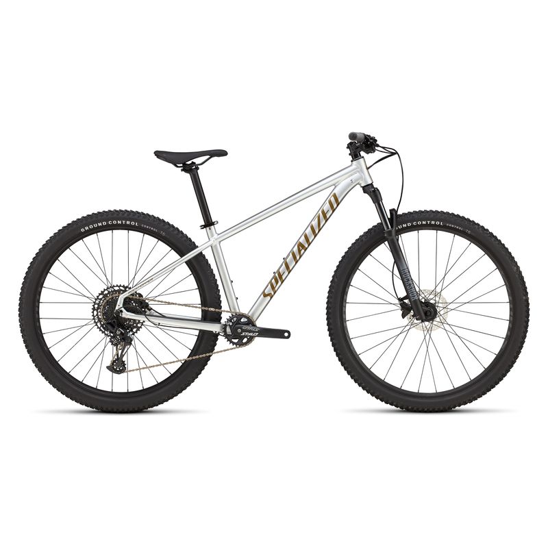 Specialized Rockhopper Expert Bike - 2025 Gloss Silver Dust / Satin Burnt Gold Metallic