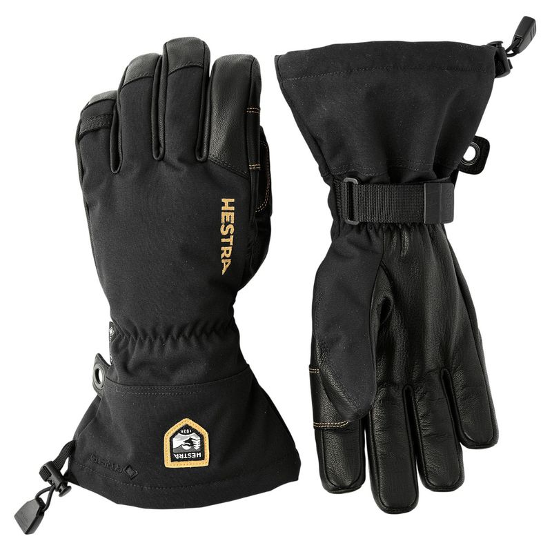 Hestra Army Leather GORE-TEX Ski Glove Black / Black