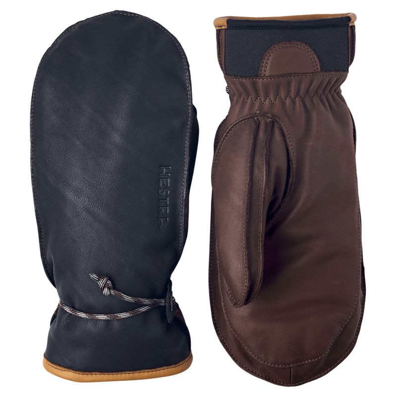 Hestra Wakayma Mitten Navy / Brown
