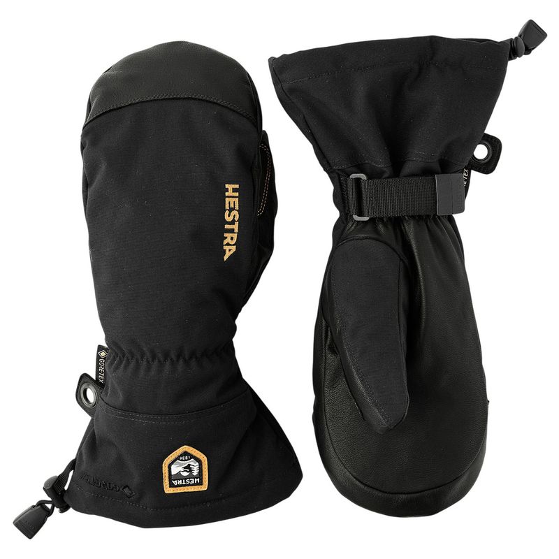 Hestra Army Leather GORE-TEX Mitten Black / Black