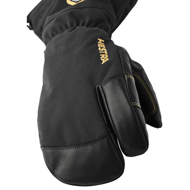 Hestra Army Leather GORE-TEX 3-Finger Black / Black
