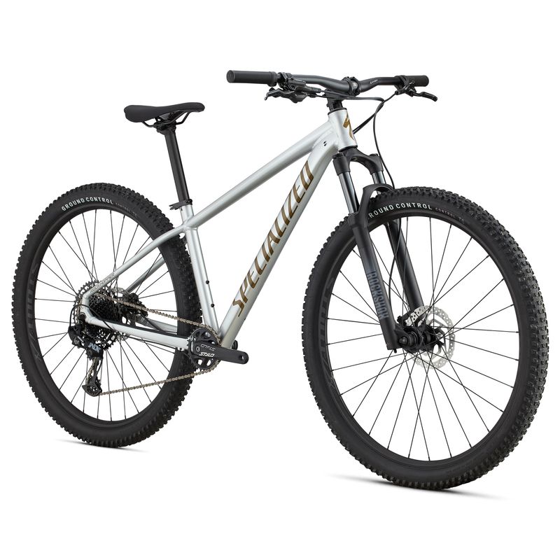 Specialized Rockhopper Expert Bike - 2025 Gloss Silver Dust / Satin Burnt Gold Metallic