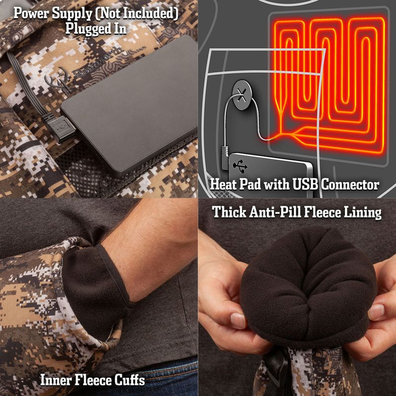 Huntworth Mammoth Heated Hunting Muff Disruption