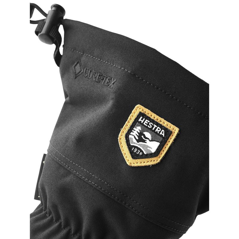Hestra Army Leather GORE-TEX 3-Finger Black / Black