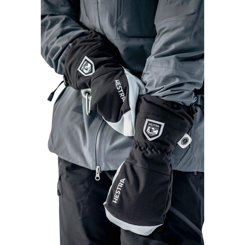 Hestra Heli Mitten Black