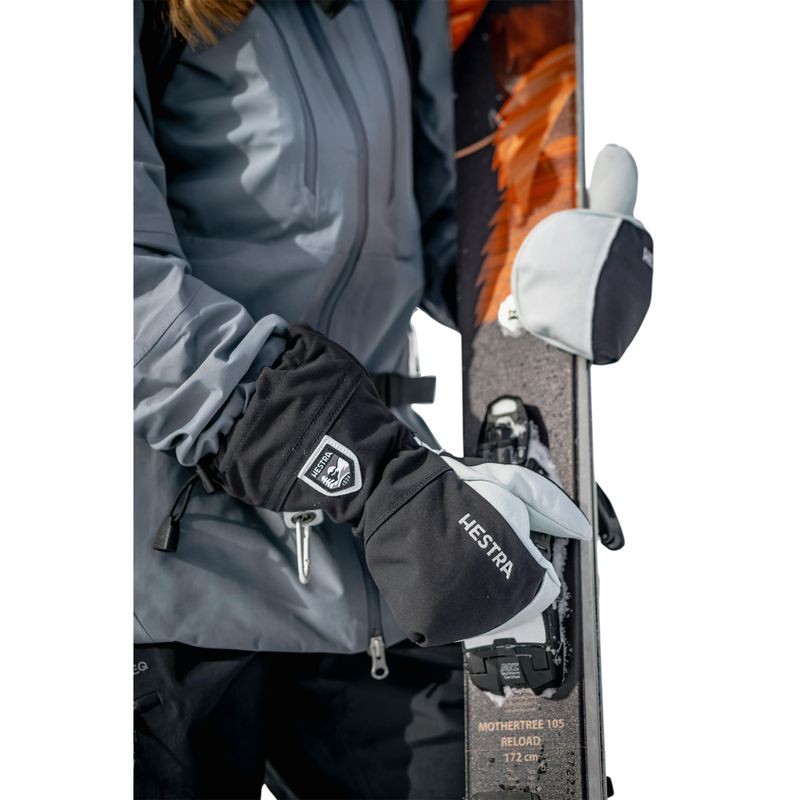 Hestra Heli Mitten Black