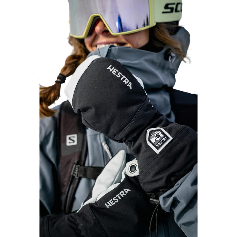 Hestra Heli Mitten Black
