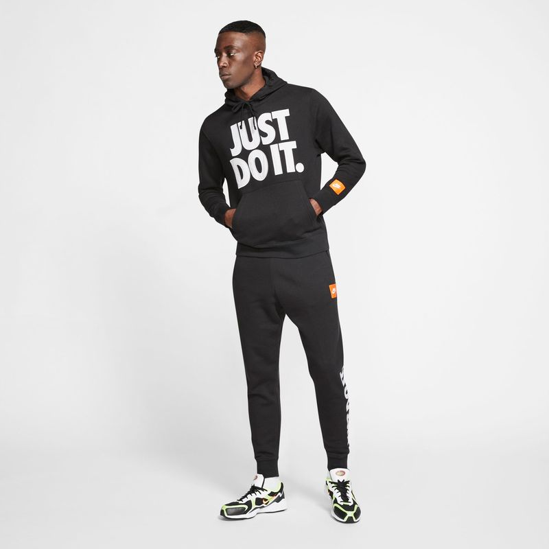men's nike sportswear just do it fleece pullover hoodie