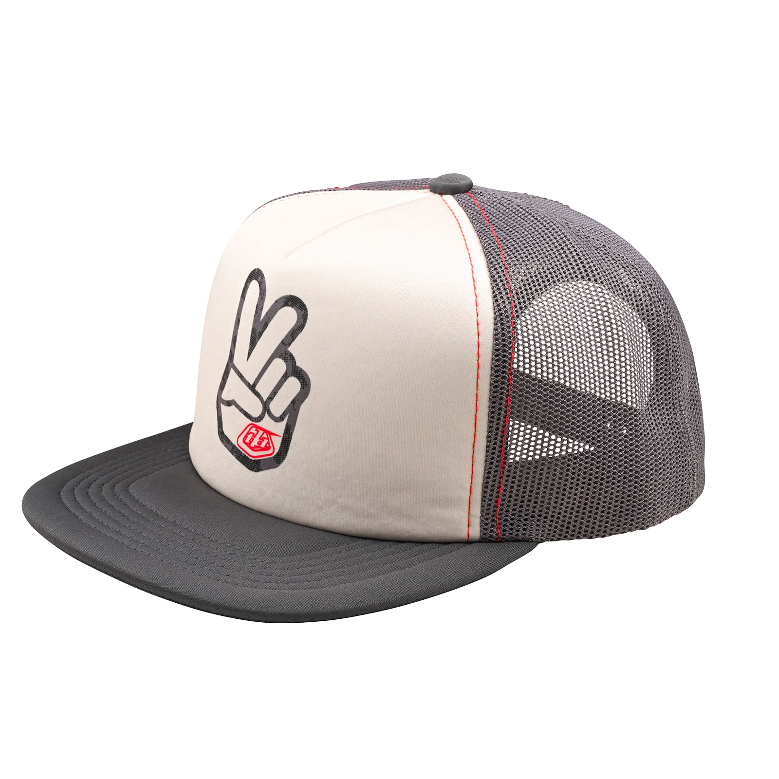 Troy Lee Designs Snapback Peace Out Hat White / Carbon