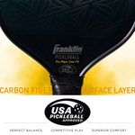 Franklin Sports Pro Player Series Carbon Pickleball Paddle Black
