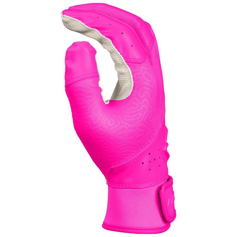 Easton Fundamental 2.0 Softball Batting Glove - Women's White / Pink