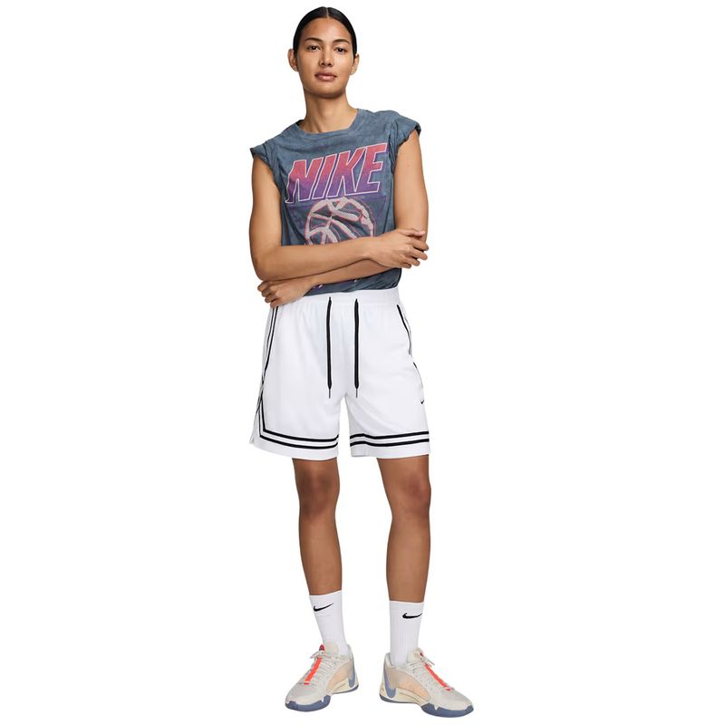Nike Crossover Dri-FIT 7" Basketball Short - Women's White/Black/Black
