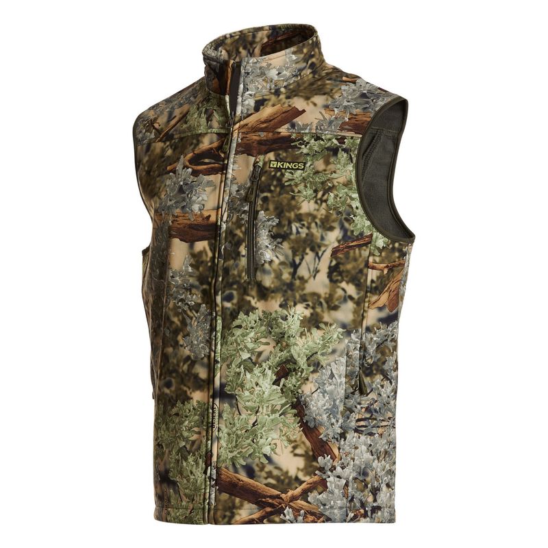 King's Camo Hunter Soft Shell Vest - Mens Desert Shadow