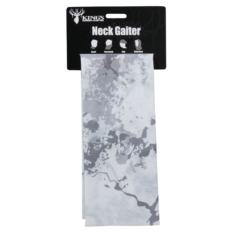 King's Camo Head & Neck Gaiter KC Ultra Snow