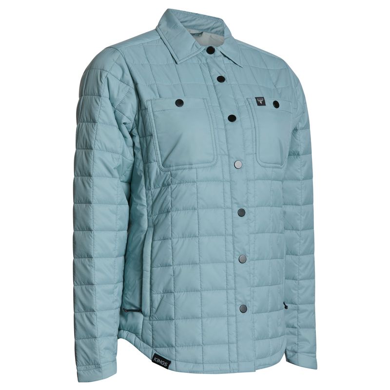 King's Camo Big Horn Shirt Jac - Women's Steel