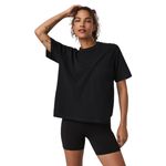 Vuori Heavyweight OS Cotton Short-Sleeve T-Shirt - Women's Black