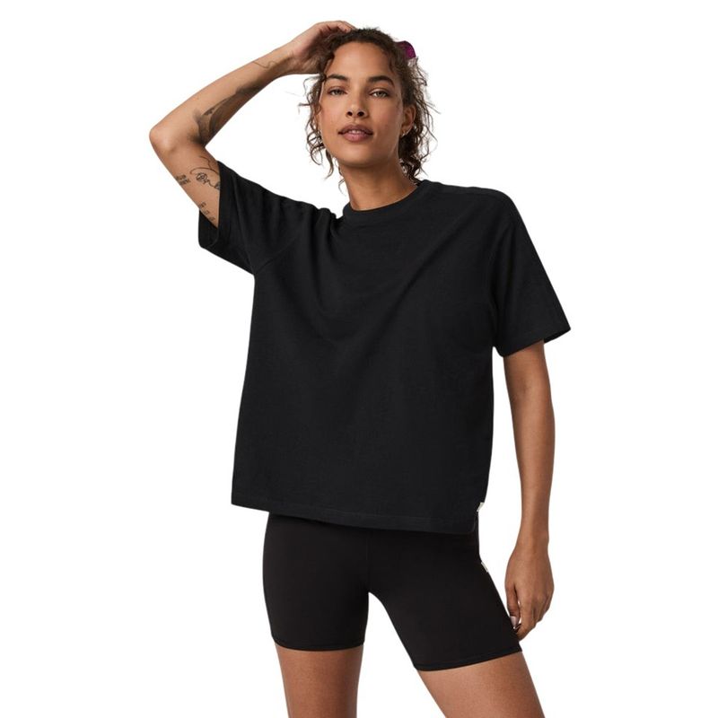 Vuori Heavyweight OS Cotton Short-Sleeve T-Shirt - Women's Black