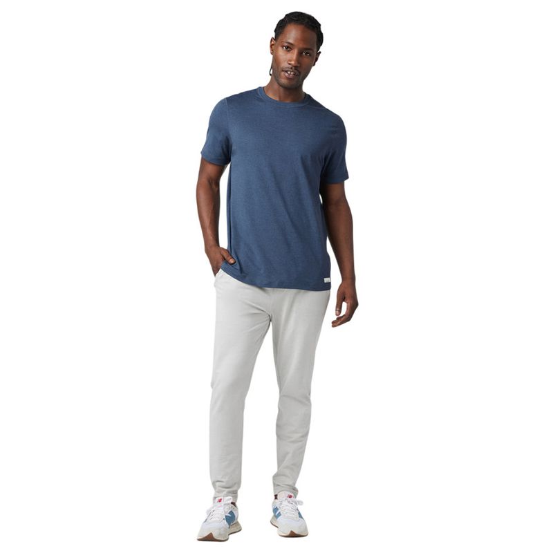 Vuori Ponto Performance Short-Sleeve T-Shirt - Men's Azure Heather