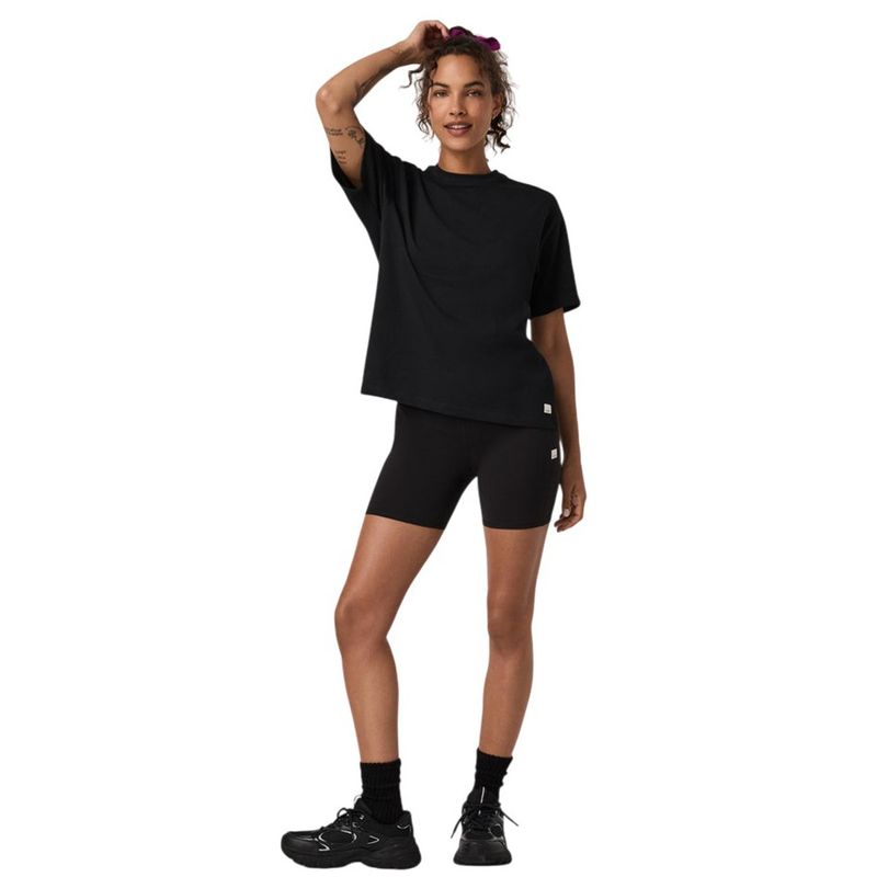 Vuori Heavyweight OS Cotton Short-Sleeve T-Shirt - Women's Black