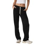 Vuori Sedona Straight Leg Sweatpant - Women's Black