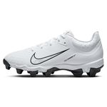 Nike Hyperdiamond 4 Keystone Molded Baseball Cleat - Women's White / Pure Platinum Black