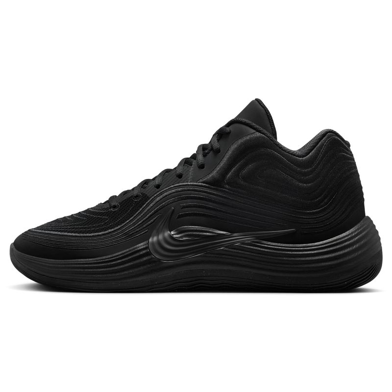 Nike Precision 8 Mid Basketball Shoe - Men's Black / Black / Black
