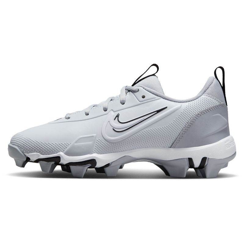 Nike Force Trout 9 Keystone Molded Baseball Cleat - Kids' Pure Platinum / White Wolf Grey Black