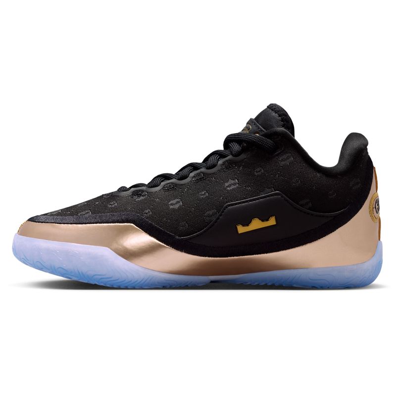 Nike LeBron XXIII Alt 1 Basketball Shoe - Kids' Black / Black / Metallic Gold