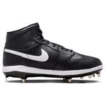 Nike Jordan 1 Retro Metal Baseball Cleat - Men's Black / White / White