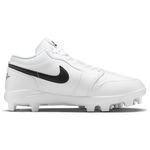 Nike Jordan 1 Retro MCS Low Molded Baseball Cleat - Men's White / Black
