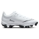 Nike Hyperdiamond 4 Keystone Molded Baseball Cleat - Women's White / Pure Platinum Black