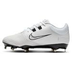Nike Hyperdiamond 4 Pro Molded Softball Cleat - Women's White / Wolf Grey Black